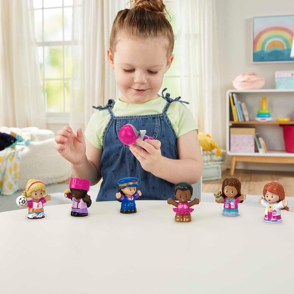 Fisher-Price Little People Barbie You Can Be Anything Figure 7 -Pack