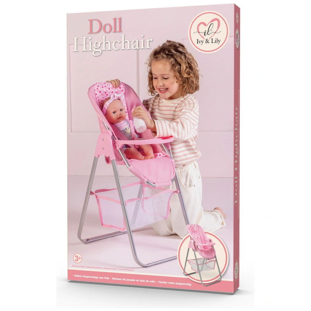 Ivy & Lily Baby Doll High Chair