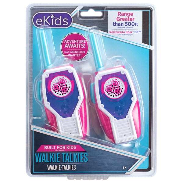 Ekids Pink Walkie Talkies