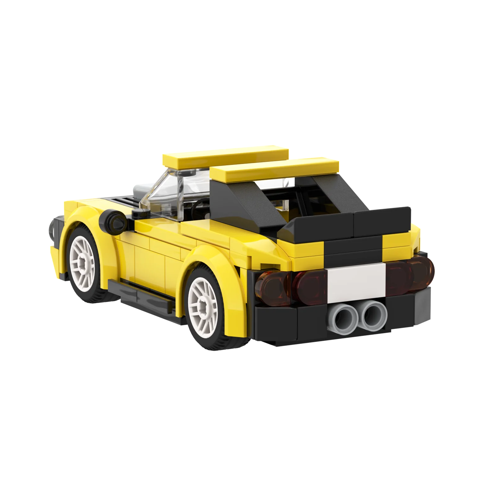 Brixies Plus Mini Racer Yellow