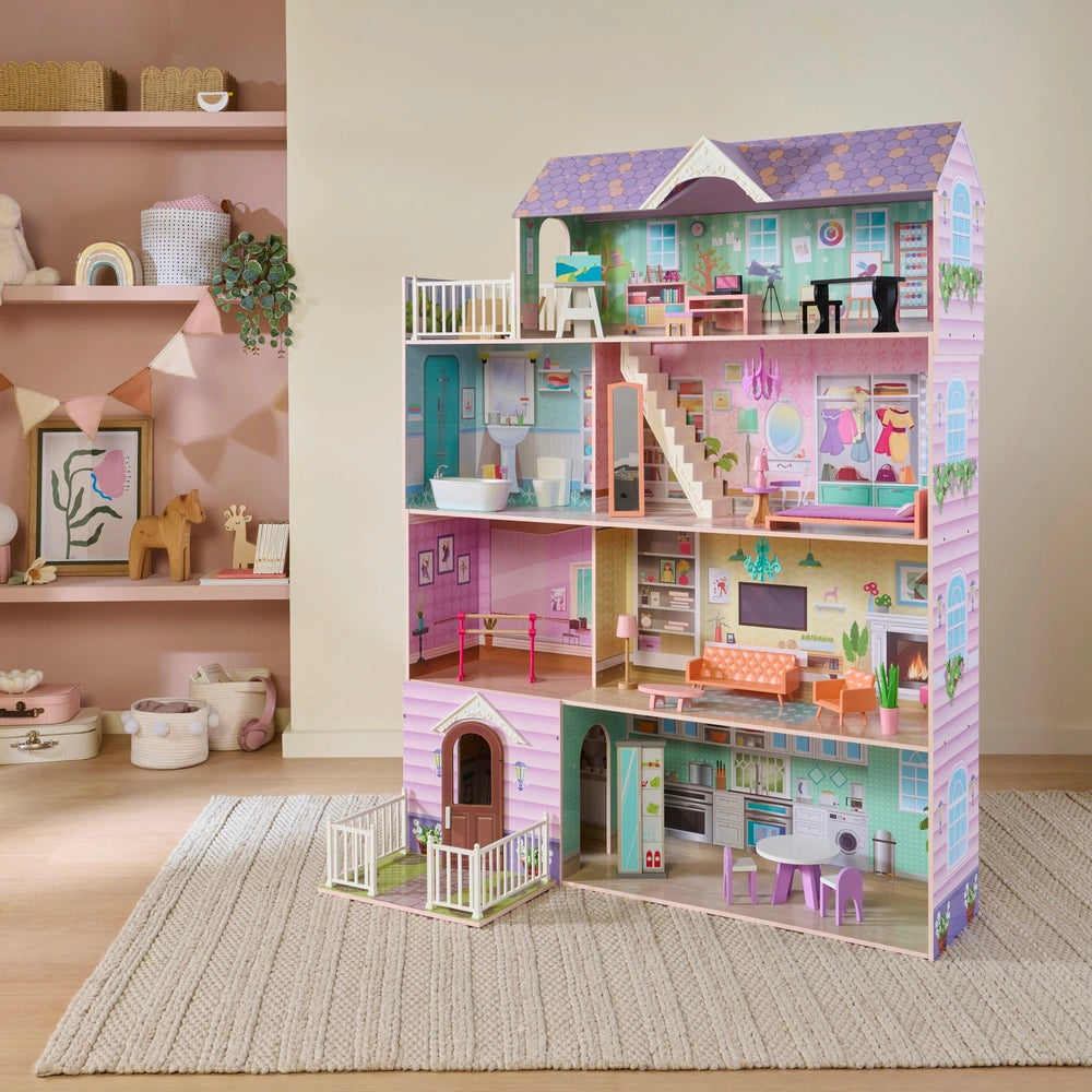 Lillie's Wooden Doll House