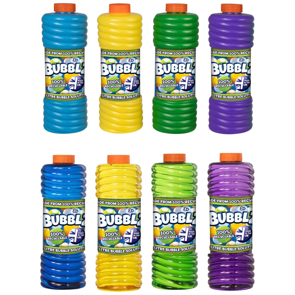Bubblz Bubble Solution 1 Litre Assortment