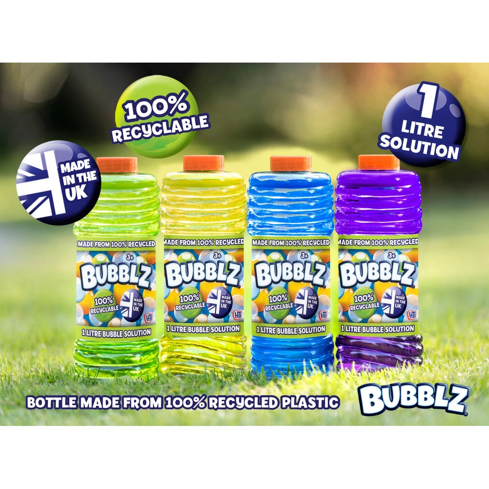 Bubblz Bubble Solution 1 Litre Assortment