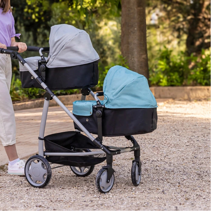 Deluxe Twin Dolls Pram