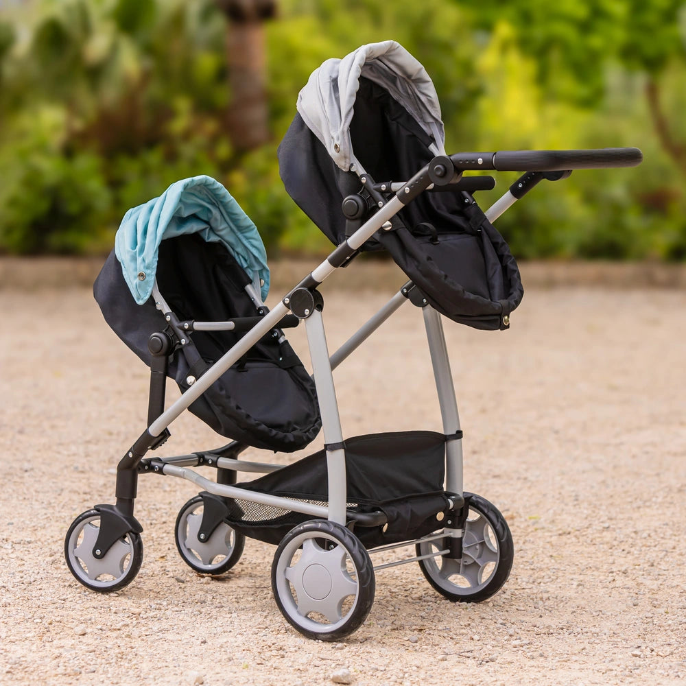 Deluxe Twin Dolls Pram
