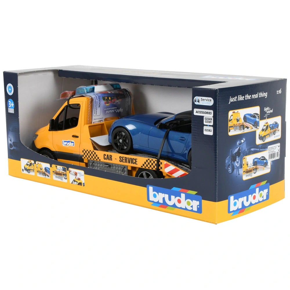 Bruder Mb Sprinter Transporter W/Light & Sound