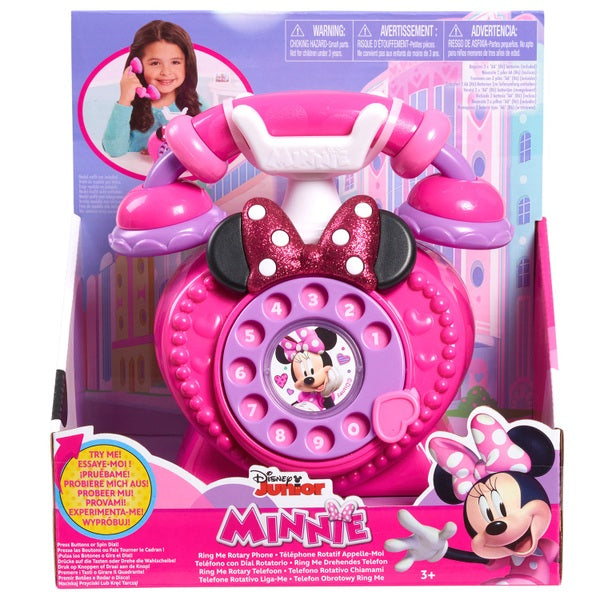 Disney Junior Minnie Mouse Toy Ring Me Rotary Phone