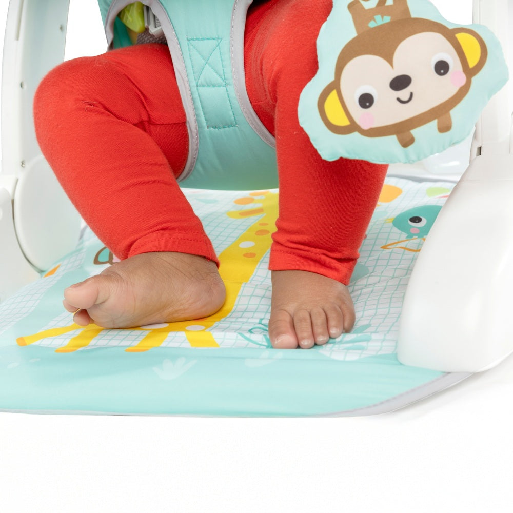 Bright Starts Learn-To-Sit 2-Position Floor Seat - Wild Wiggles