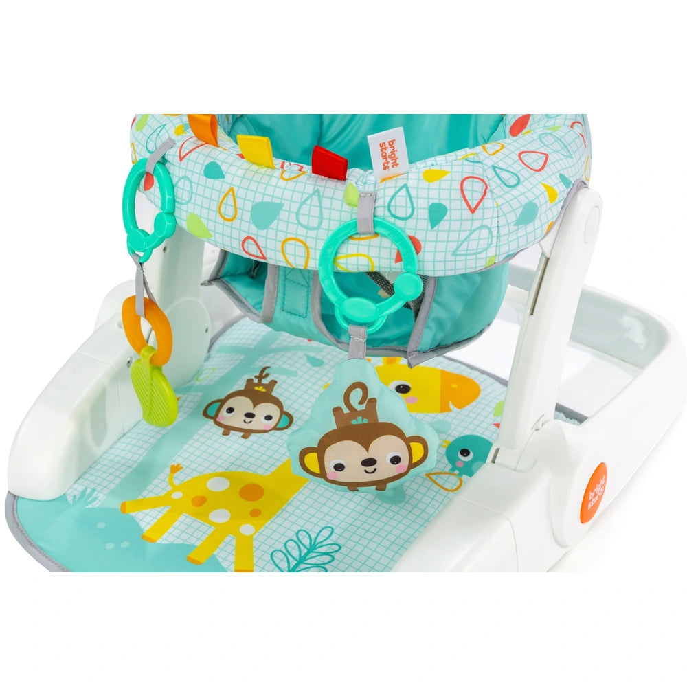 Bright Starts Learn-To-Sit 2-Position Activity Floor Seat - Wild Wiggles