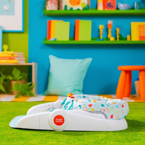 Bright Starts Learn-To-Sit 2-Position Floor Seat - Wild Wiggles