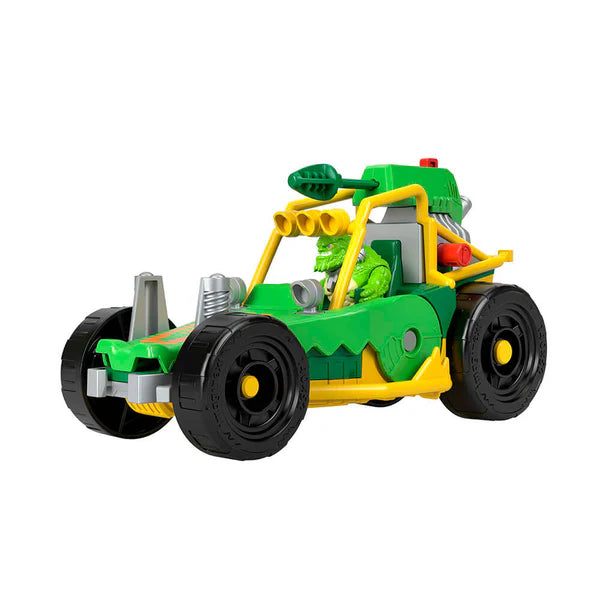 Imaginext Dc Super Friends Killer Croc Figure & Toy Car Buggy