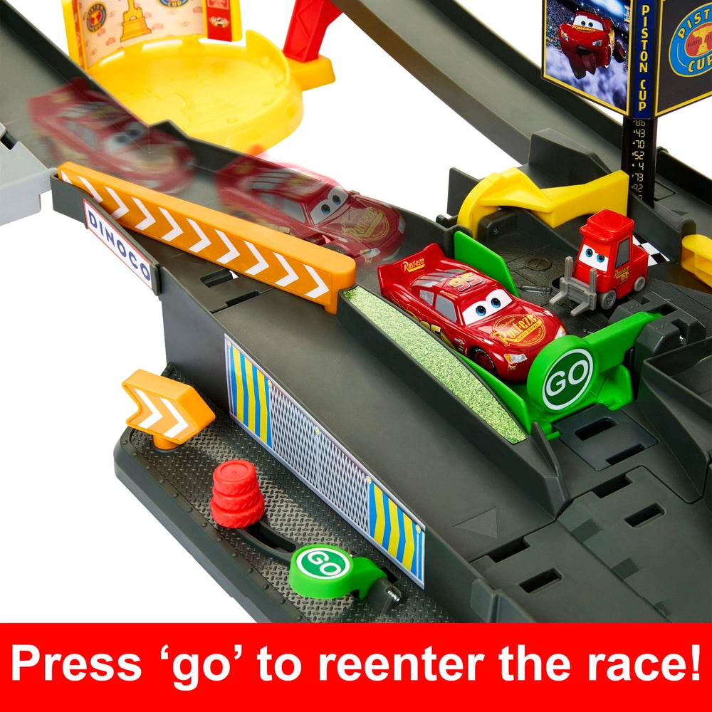 Disney Cars Piston Cup Action Speedway Race Track Playset