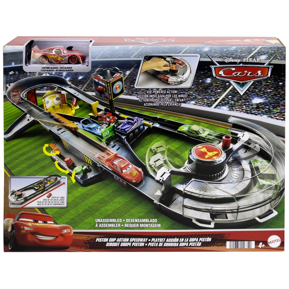 Disney Cars Piston Cup Action Speedway Race Track Playset