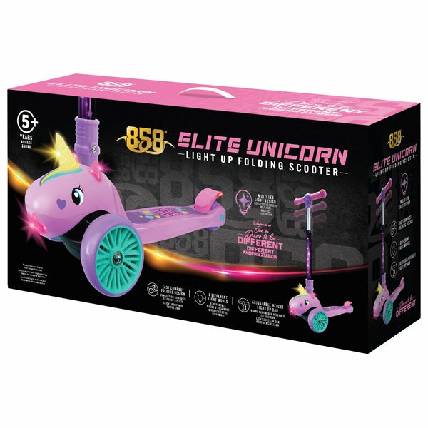 Ride 858 Unicorn Light Up Scooter