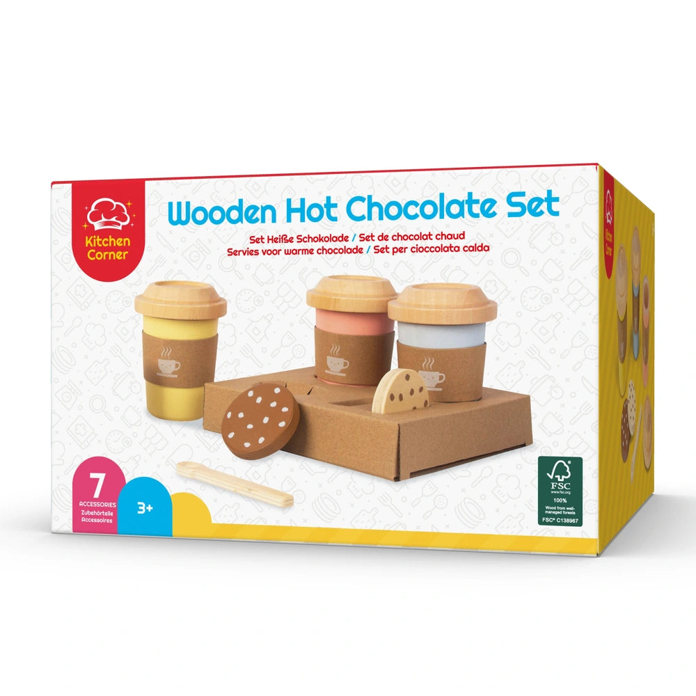 Kitchen Corner Play Food Wooden Hot Chocolate Set