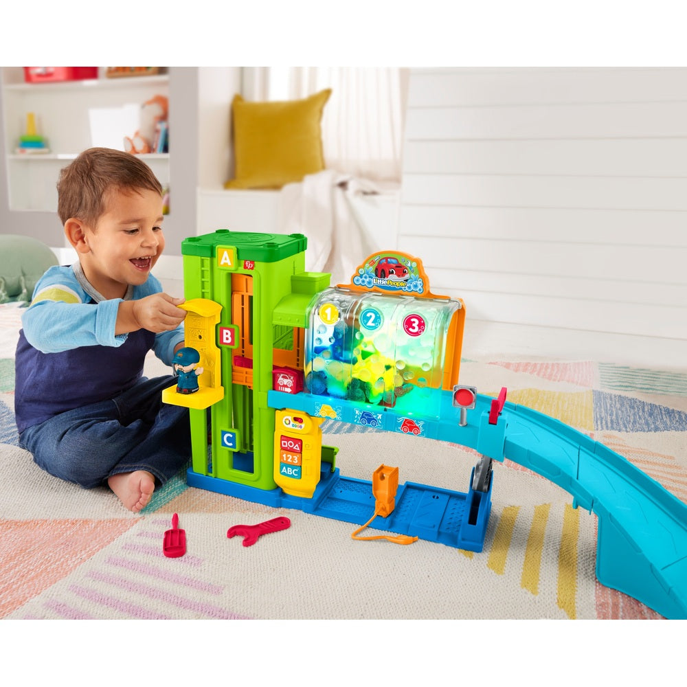 Fisher-Price Little People Light-Up Learning Garage