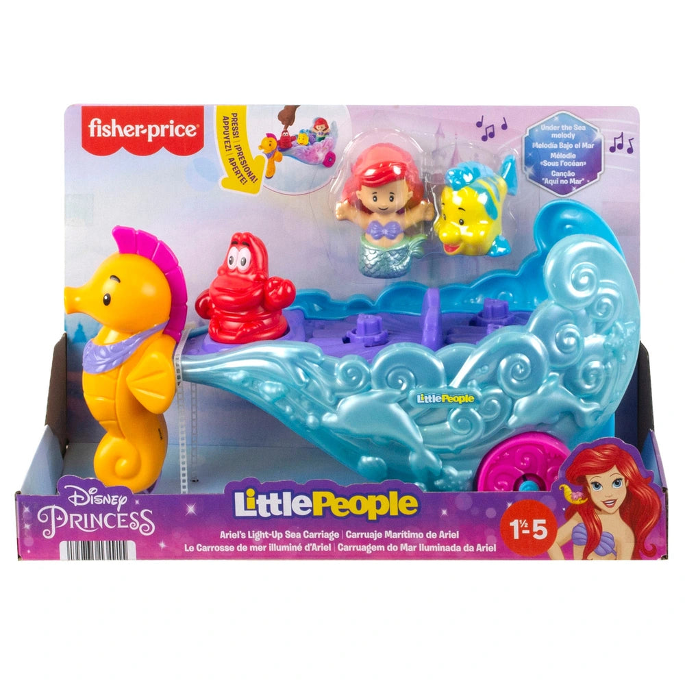 Disney Princess Ariel's Light-Up Sea Carriage By Little People