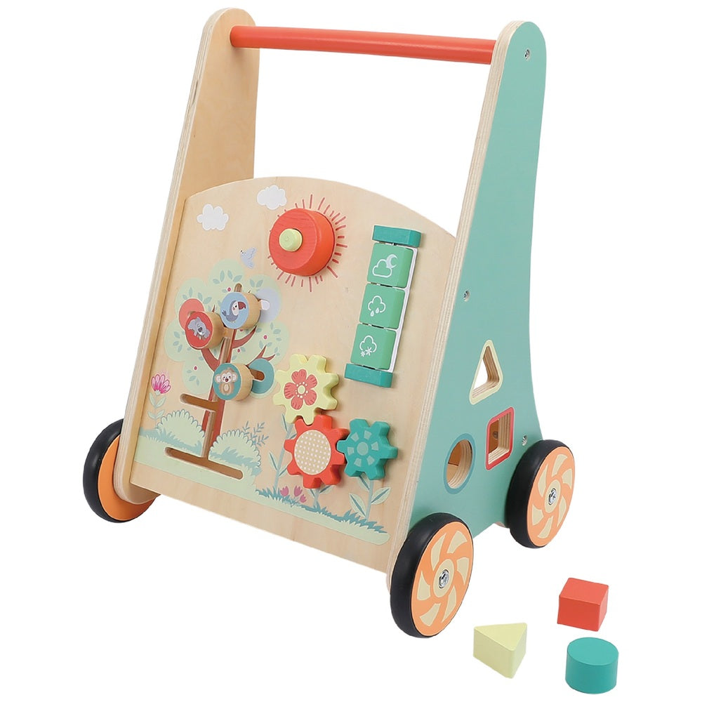 Squirrel Play Safari Wooden Activity Walker Set