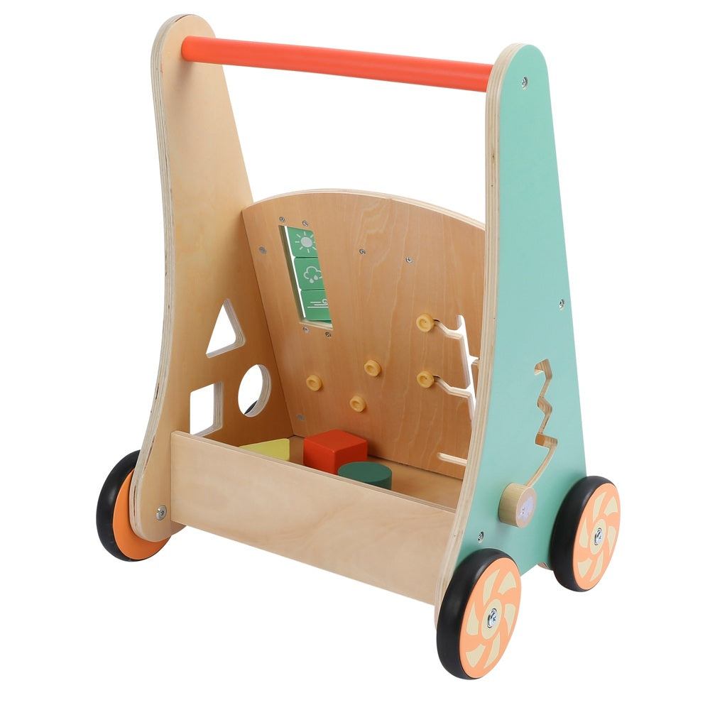 Squirrel Play Safari Wooden Activity Walker Set