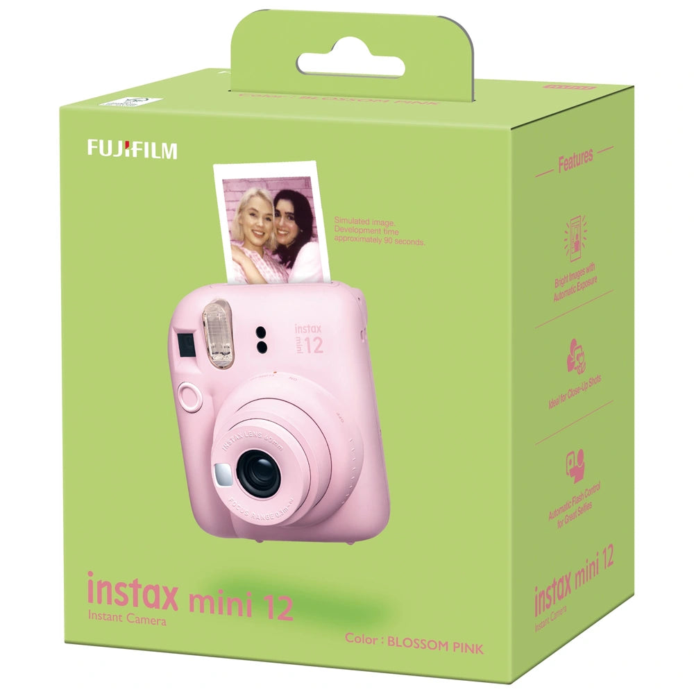 Fujifilm Instax Mini 12 Instant Camera Without Film - Blossom Pink
