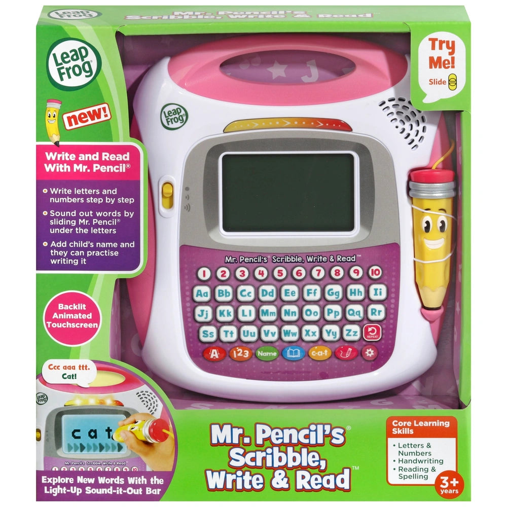 Leapfrog Mr Pencil Scribble Write And Read Pink leapfrog-mr-pencil-scribble-write-and-read-pink