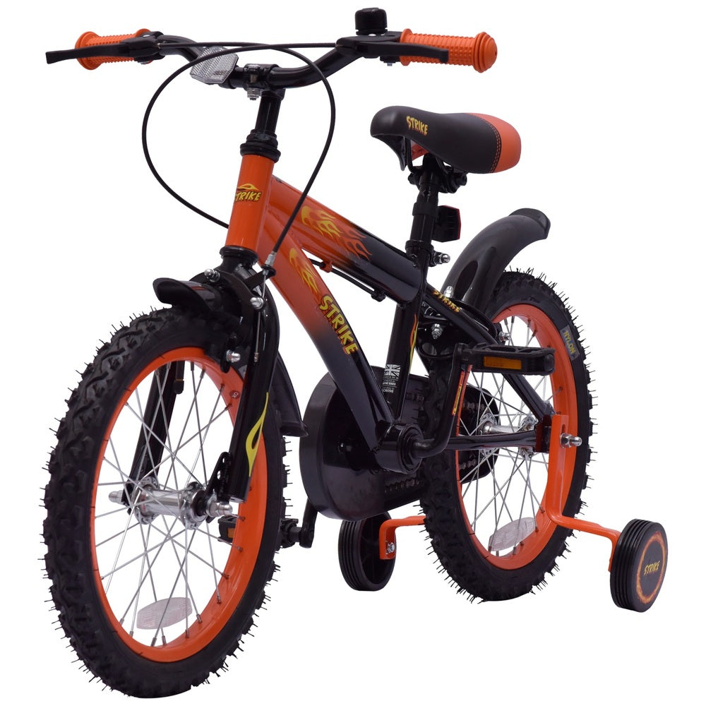 16 Inch Strike Orange & Black Bike