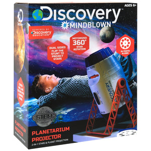 Discovery Mindblown Planetarium Projector 2-In-1 Stars & Planet Projection