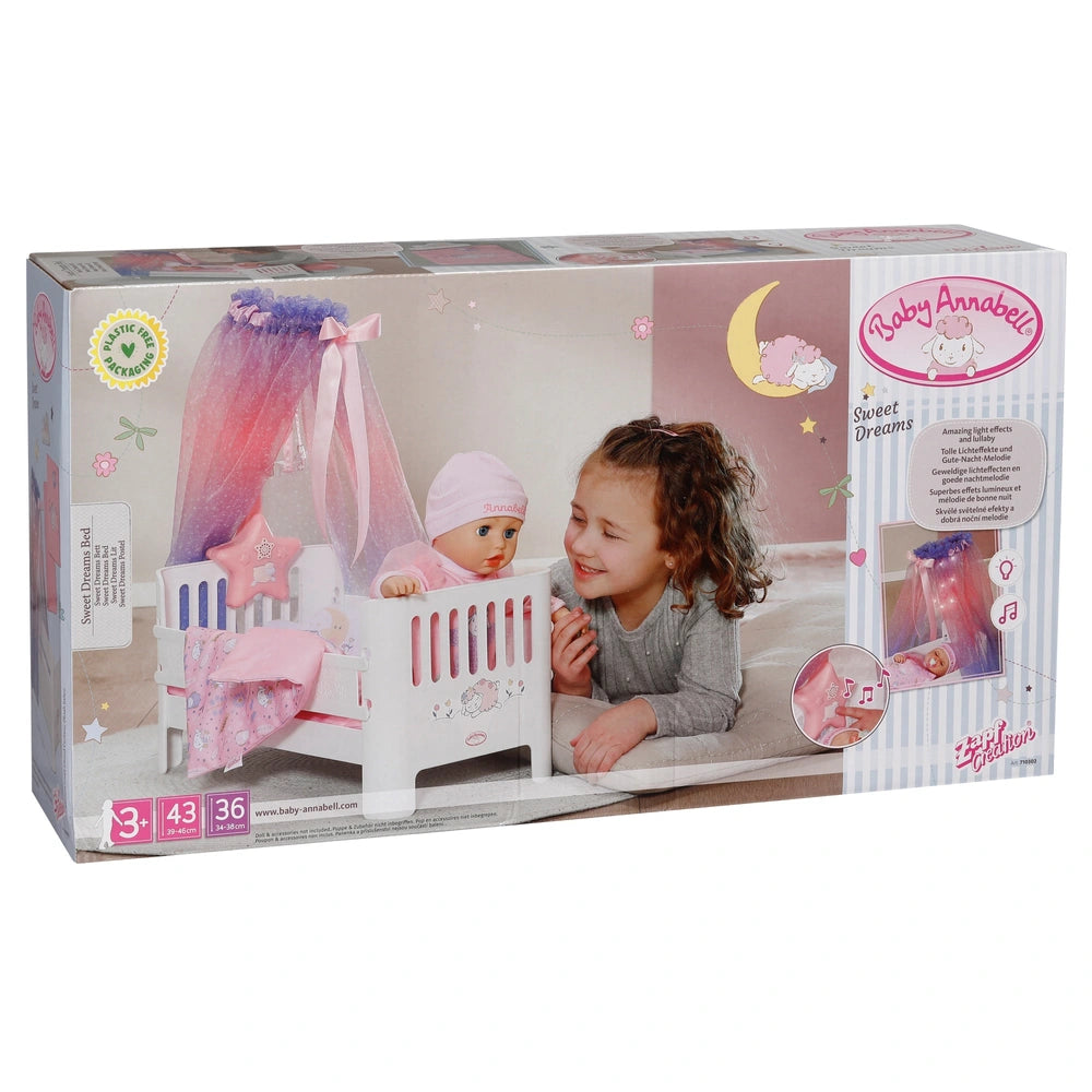 Baby Annabell Sweet Dreams Doll Bed