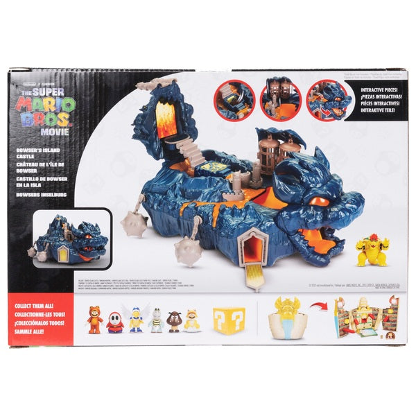Nintendo The Super Mario Bros. Movie Bowser's Island Castle Playset