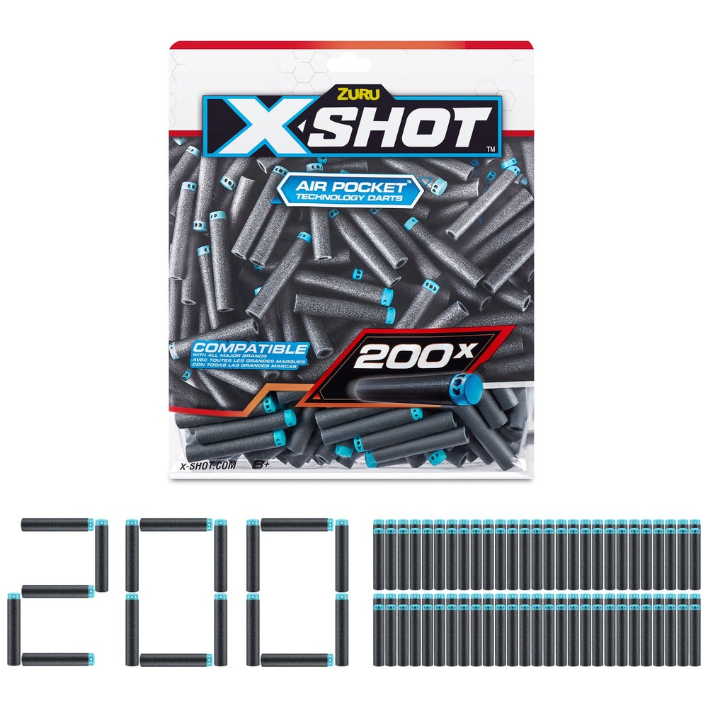 Xshot Excel Darts Refill Pack (200 Darts) By Zuru