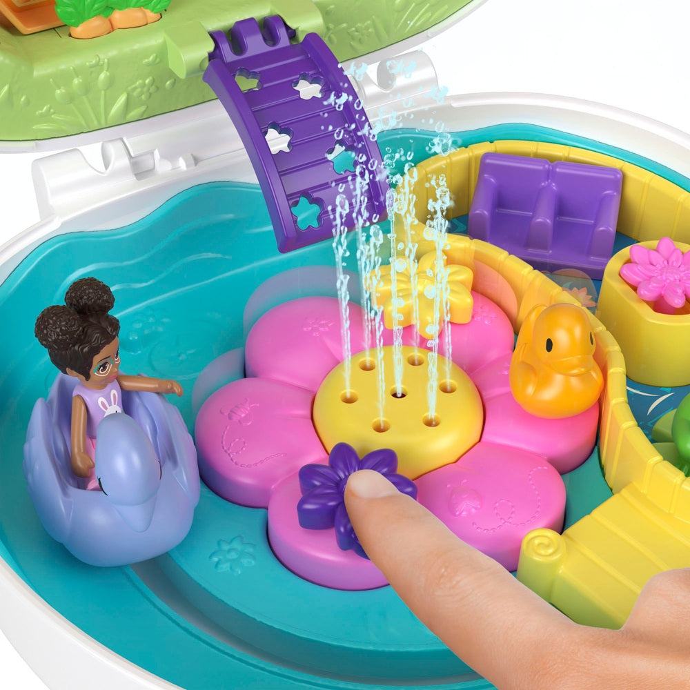 Polly Pocket Compact Flower Garden Bunny