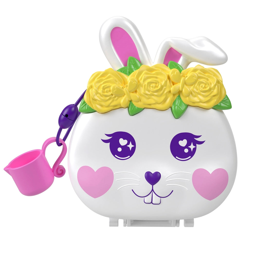 Polly Pocket Compact Flower Garden Bunny