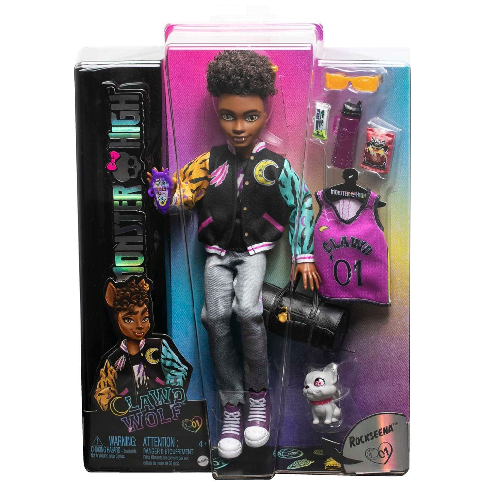 Monster High Clawd Wolf Doll With Pet And Accessories