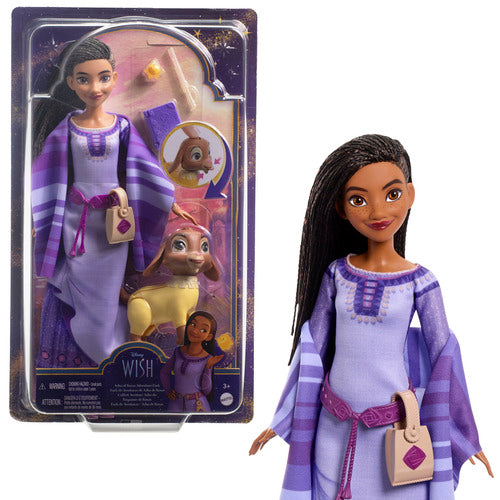 Disney Wish Asha Of Rosas Fashion Doll Adventure Pack