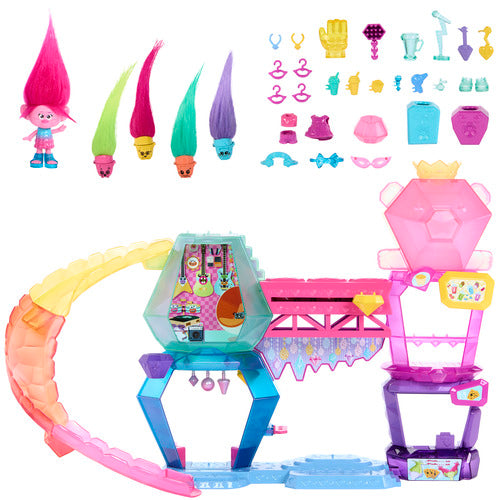 Trolls 3 Band Together Mount Rageous Playset With Queen Poppy Doll