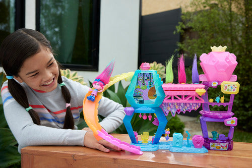 Trolls 3 Band Together Mount Rageous Playset With Queen Poppy Doll