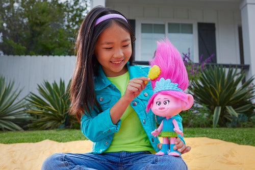 Trolls 3 Band Together Rainbow Hairtunes Poppy Singing Doll