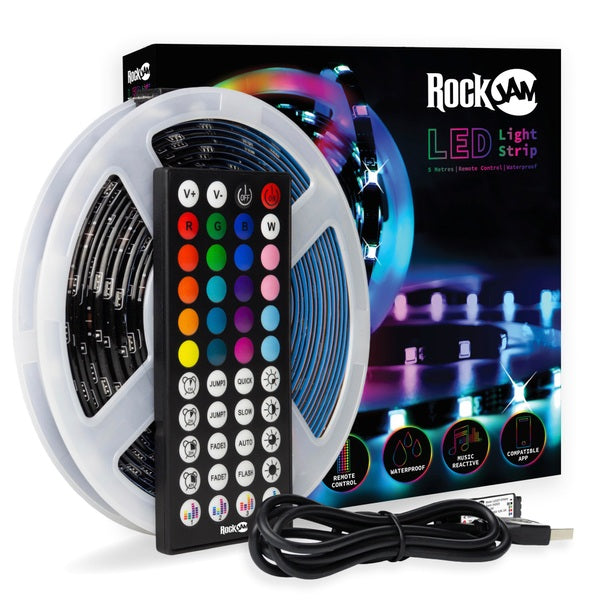 Rockjam 5M Smart Led Strip Light With Remote Control