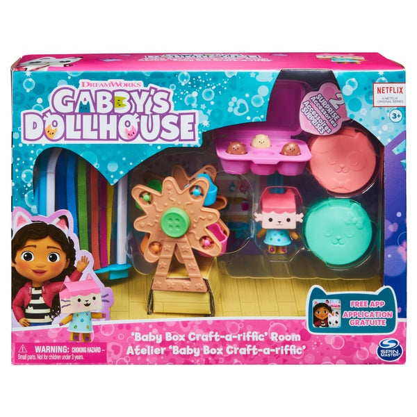 Gabby’s Dollhouse Baby Box Cat Craft-A-Riffic Room