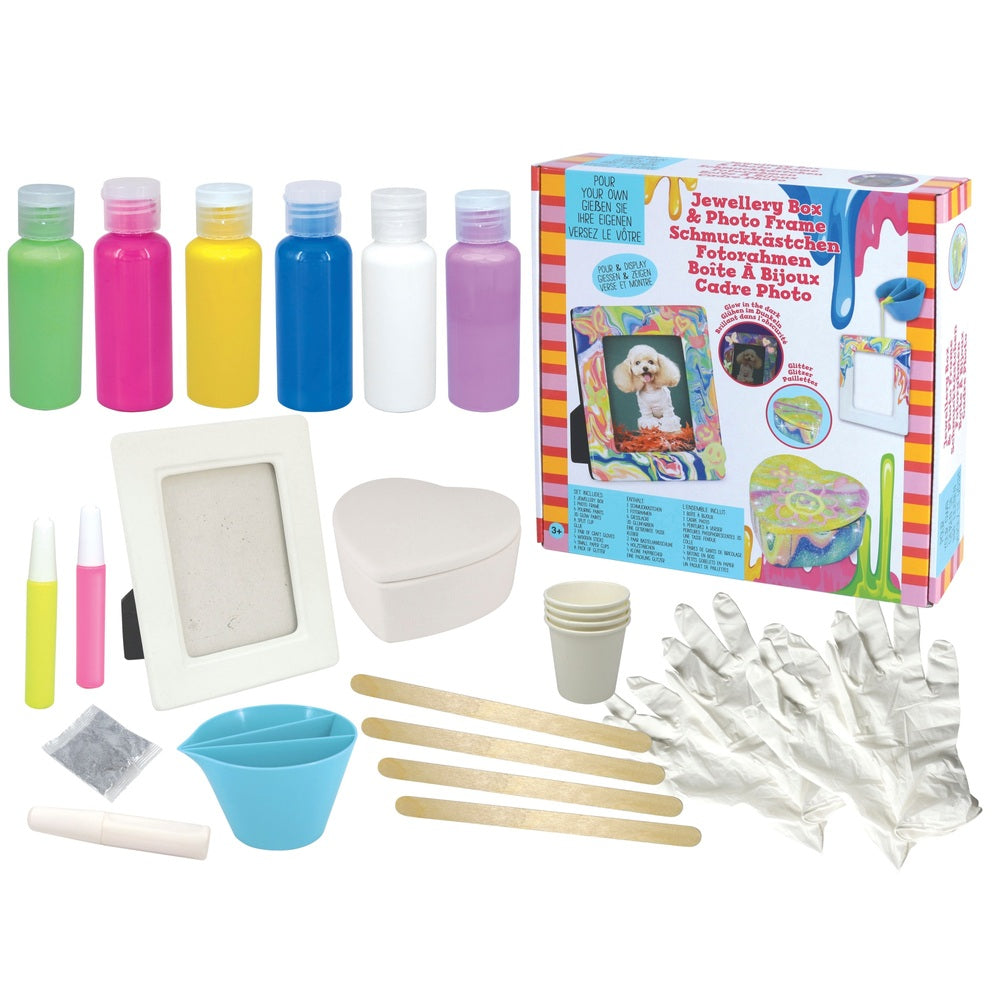 Pour Paint - Jewelry Box & Photo Frame