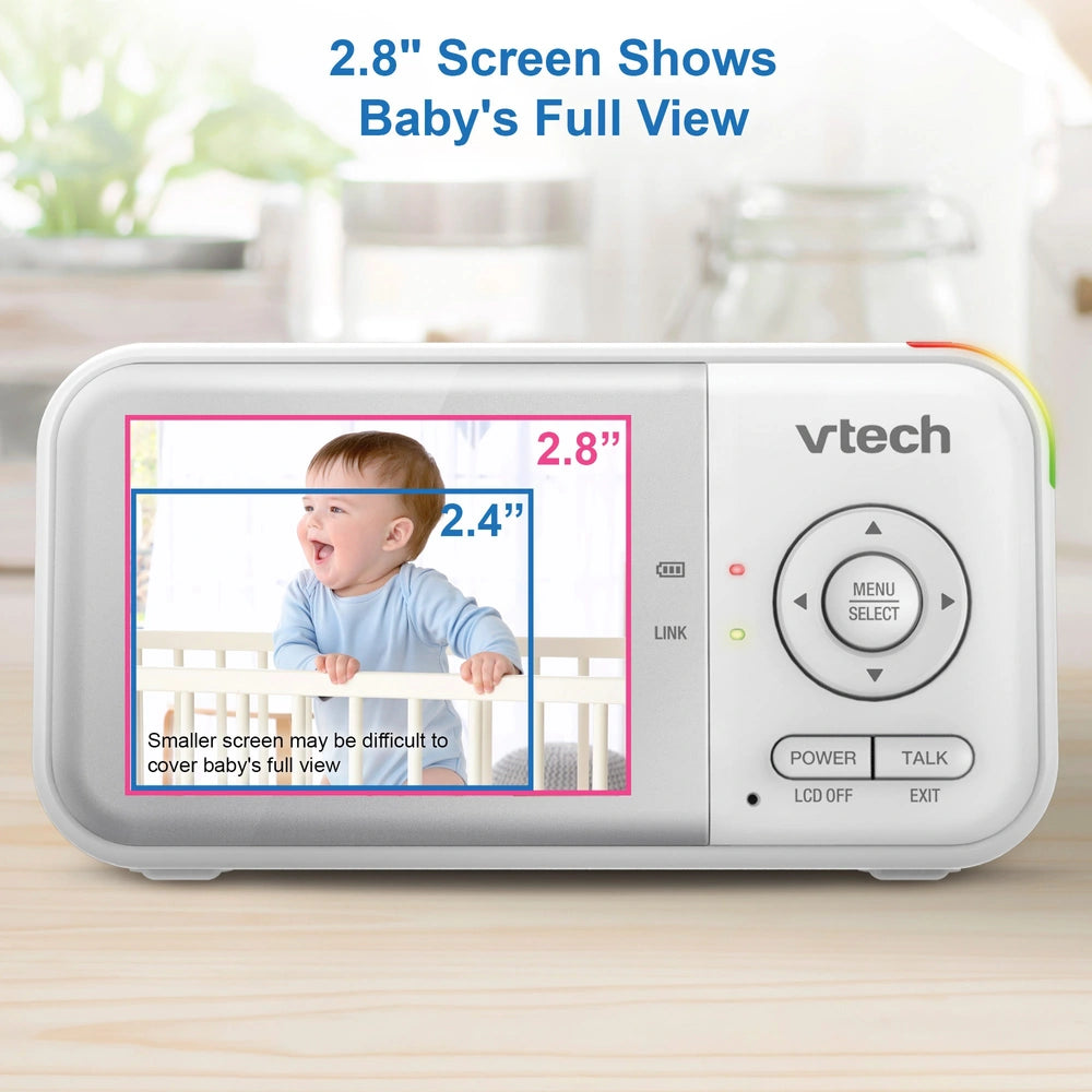 Vtech Vm3263 2.8" Pan & Tilt Video Monitor With Night Light