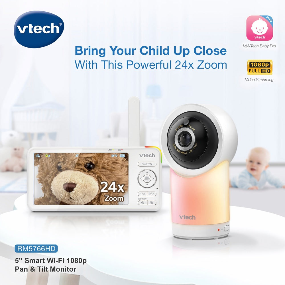 Vtech Rm5766Hd 5 Smart Pan & Tilt Monitor