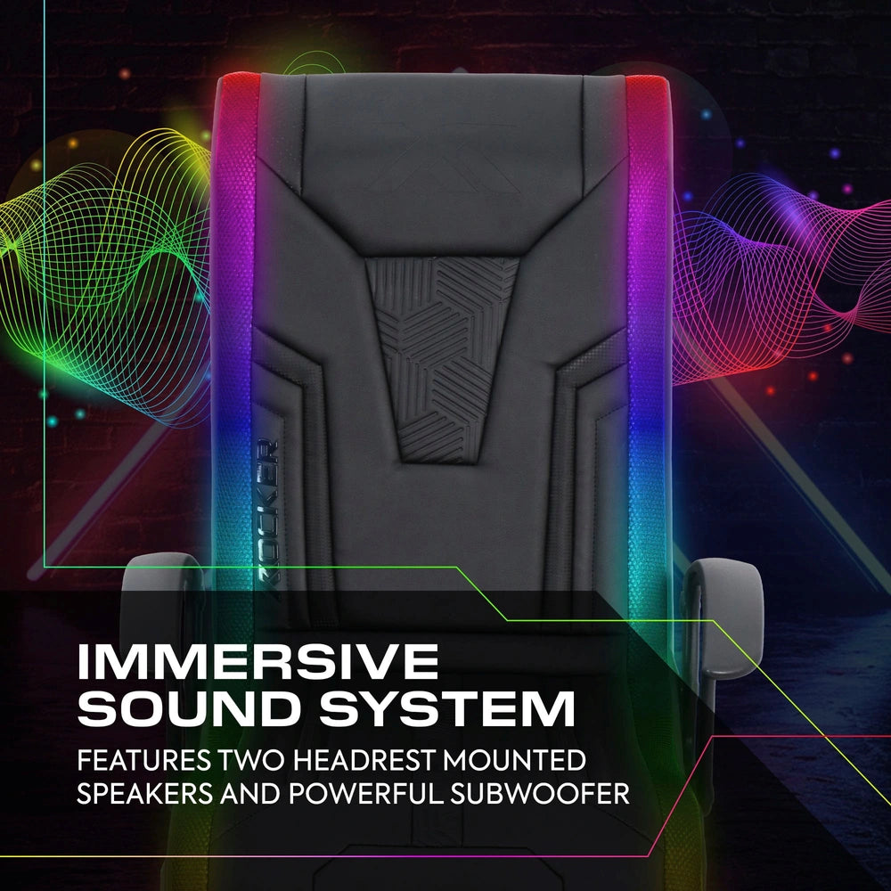 X Rocker Veleno Rgb 2.1 Audio Gaming Chair