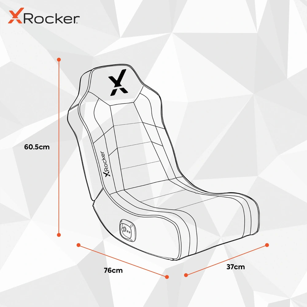 X Rocker Orbit 2.0 Audio Floor Rocker Gaming Chair