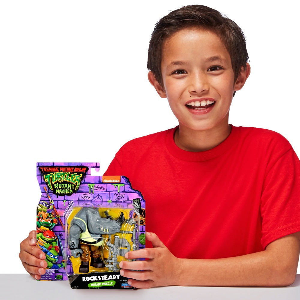 Teenage Mutant Ninja Turtles Mutant Mayhem Basic Figure - Rocksteady