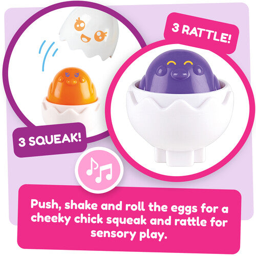 Tomy Toomies Hide And Squeak Eggs