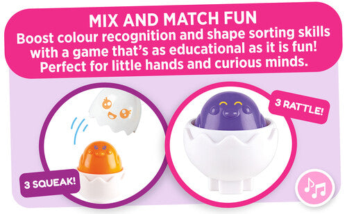 Tomy Toomies Hide And Squeak Eggs