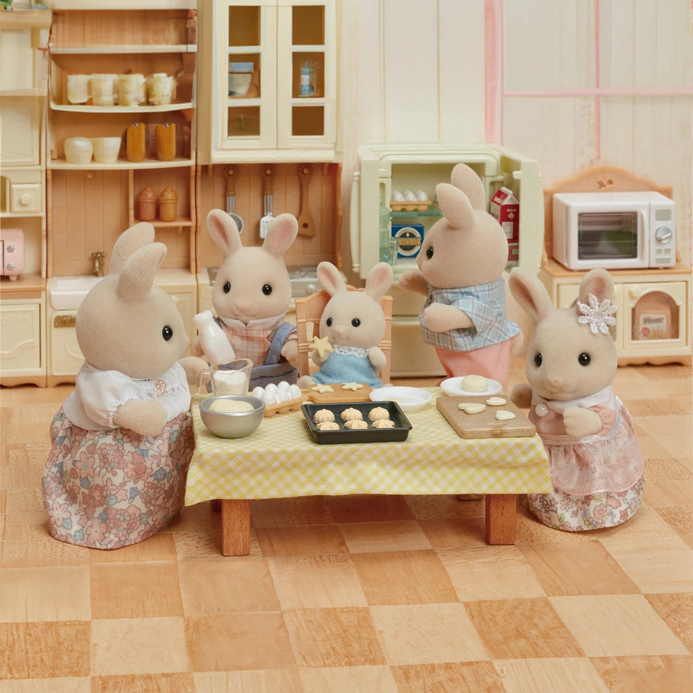 Sylvanian Families Milk Rabbit Family