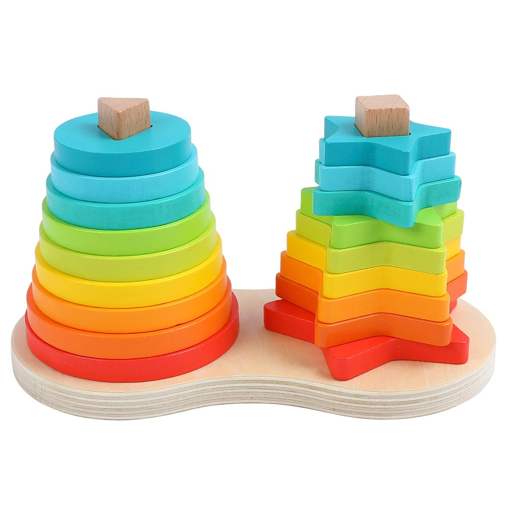 Squirrel Play Rainbow Stacking Tower