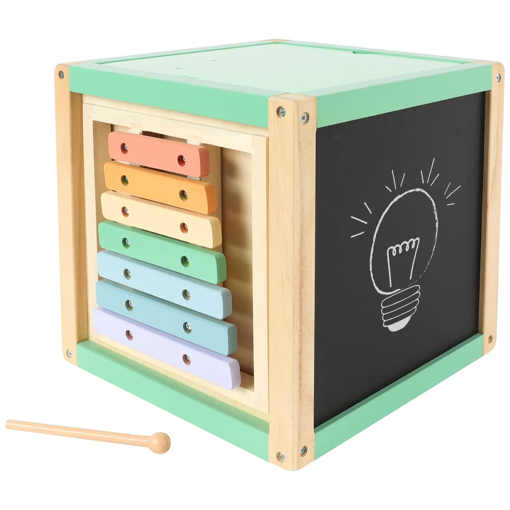 Squirrel Play Safari 5 In 1 Wooden Activity Cube